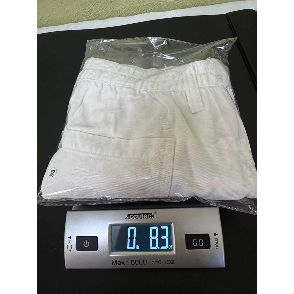 Aerie White High Waisted Frayed Hem Shorts Womens Medium Elastic Waist - Picture 8 of 8